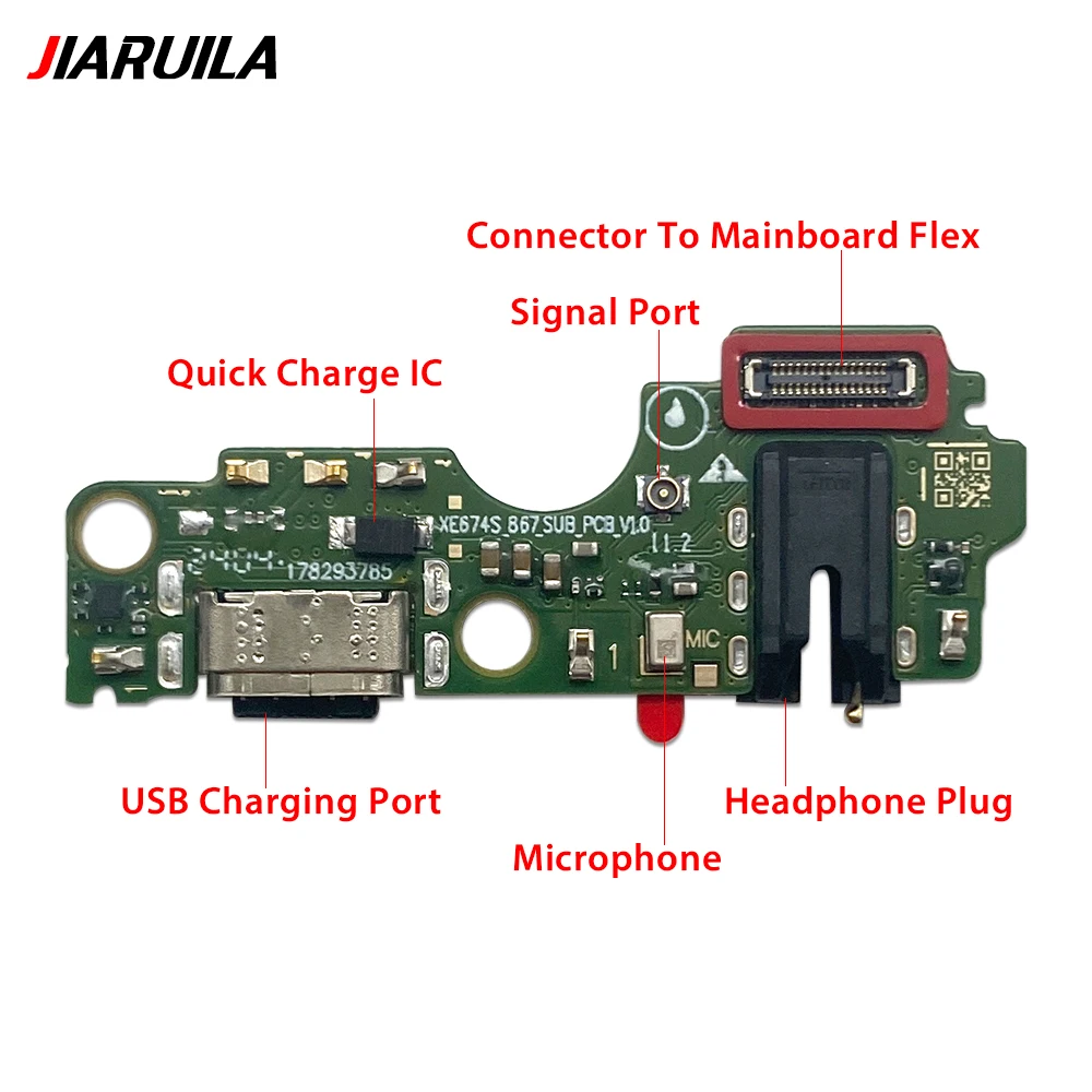 USB Charger Dock Connector Board Charging Port Microphone Flex Fast charging For Tecno 3 Plus Spark 5 Air Spark 20 Pro Plus