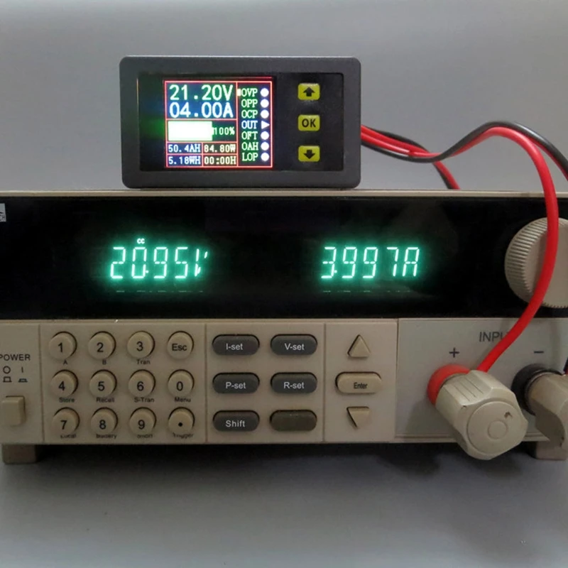 

Compact Charge-Discharge 0-90V 20A for Ammeter Voltmeter Cell Capacity Dropship