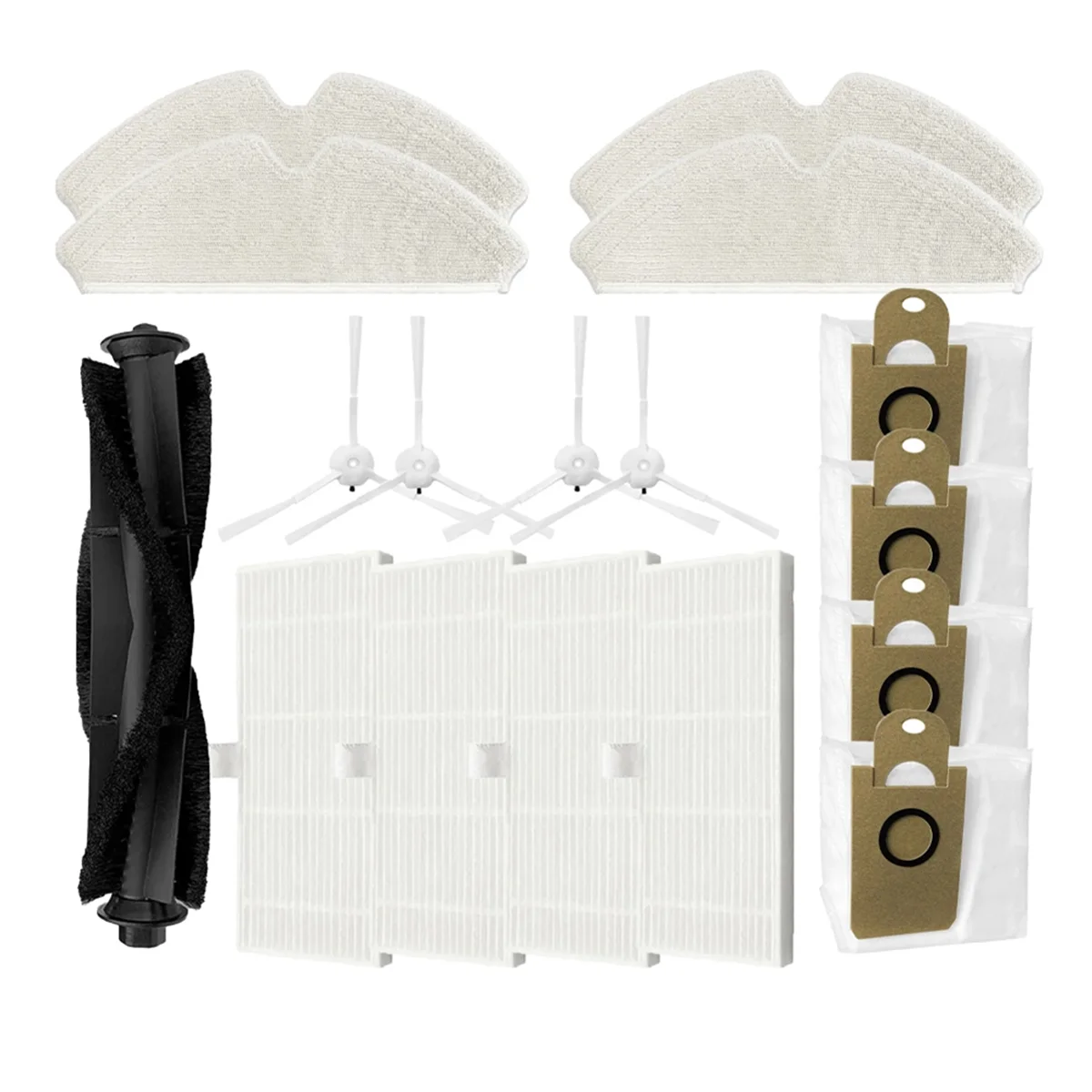 ل MiWhole M7 Pro استبدال إكسسوارات قطع غيار فرشاة جانبية رئيسية فلتر Hepa ممسحة قماش كيس لجميع الغبار