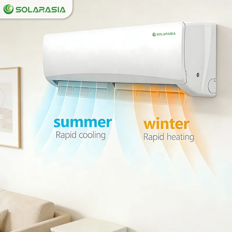CHKJ for Off Grid Solar air Conditioner 9000Btu 12000Btu 18000Btu 20000Btu 24000Btu All DC Solar Powered air Conditioner for Hom