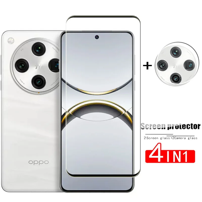 

2Pcs 3D Cover Glass For OPPO Find X8 Pro Tempered Glass Find X8 Pro Screen Protector Protective Phone Lens Film OPPO Find X8 Pro