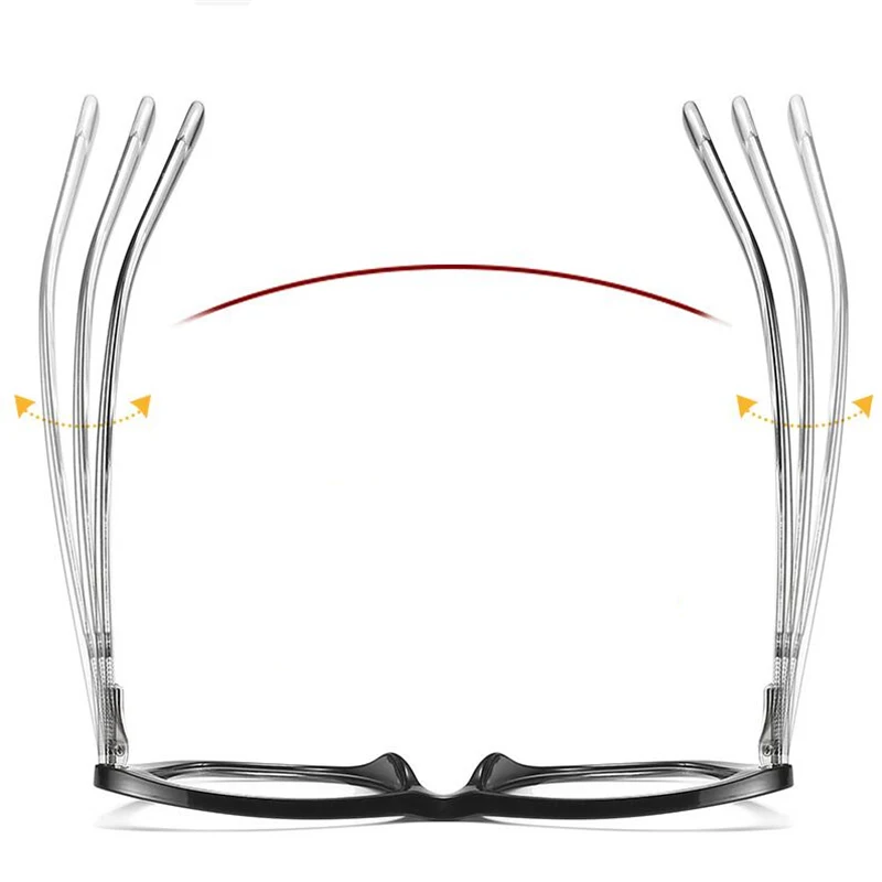 Diopter-老眼用の猫の目矯正眼鏡0 -0.5 -0.75から-6.0