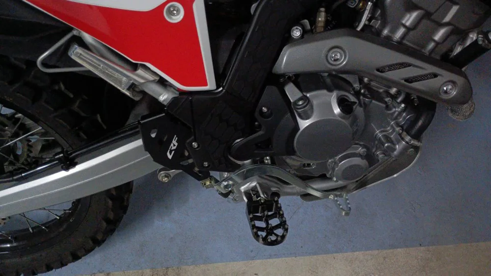 Motorrad-Fußrasten Fußpedale für Honda CRF300L RALLY CRF300 L CRF 300 L CRF 300L 2021 - 2026 2025 Zubehör – Detail 2