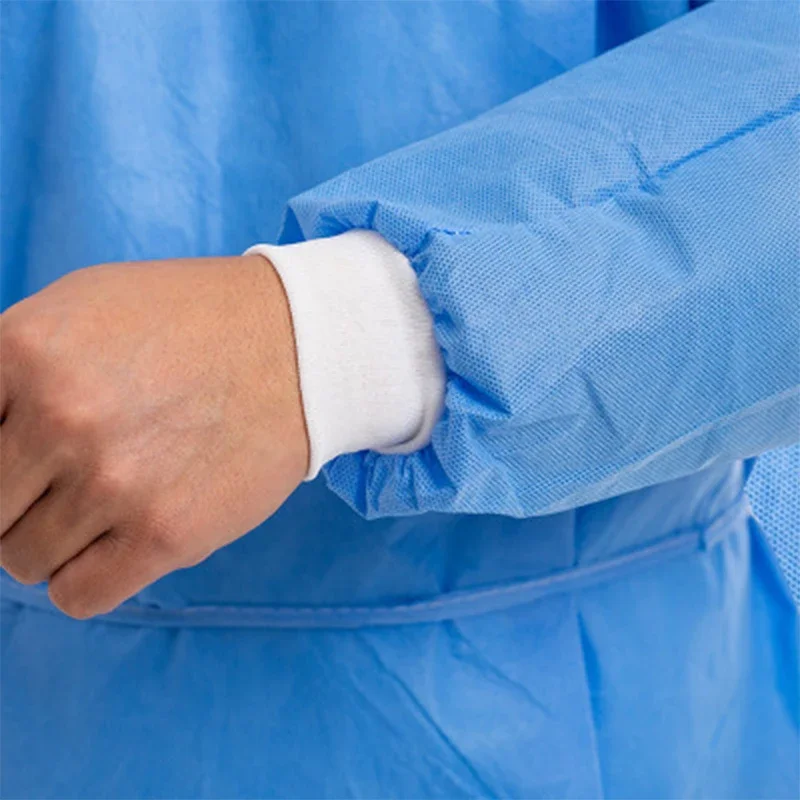 Roupa protetora não tecida descartável, vestido dental, mancha de poeira, vestido de enfermagem, roupa grossa do trabalho, roupa do isolamento, anti-óleo