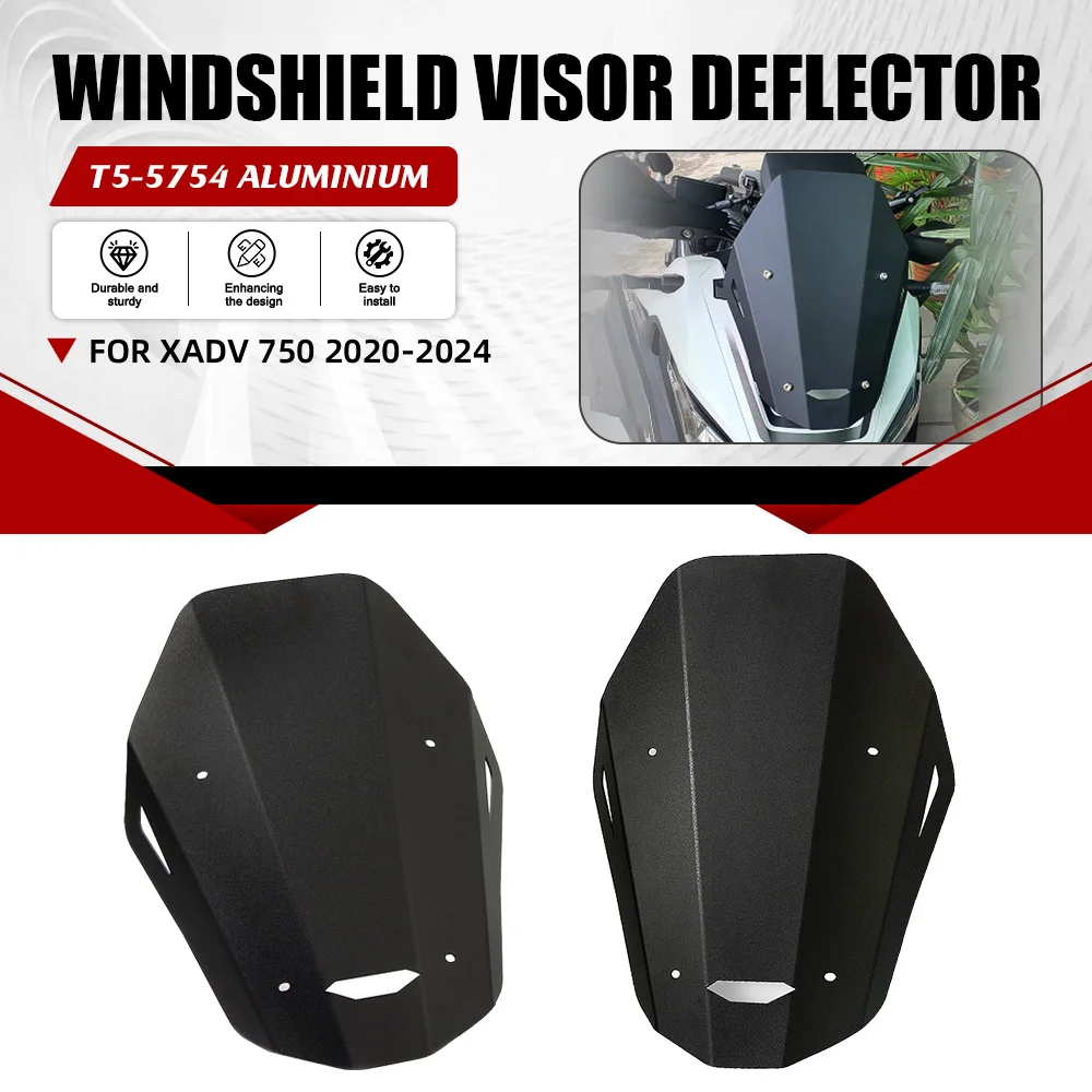 

FOR Honda XADV 750 X-ADV X ADV 750 2018 2019 2020 Motorcycle Aluminum CNC Windshield Wind Deflector Viser VIsor WindScreen