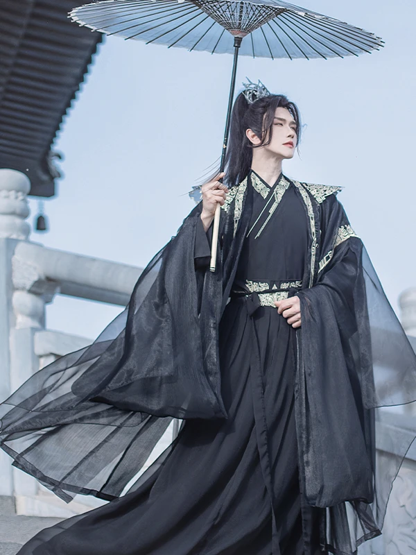 النمط القديم الملابس الصينية التقليدية Hanfu الرجال الوطنية هان سلالة المبارز ملابس الذكور تانغ دعوى Hanfu تأثيري حلي