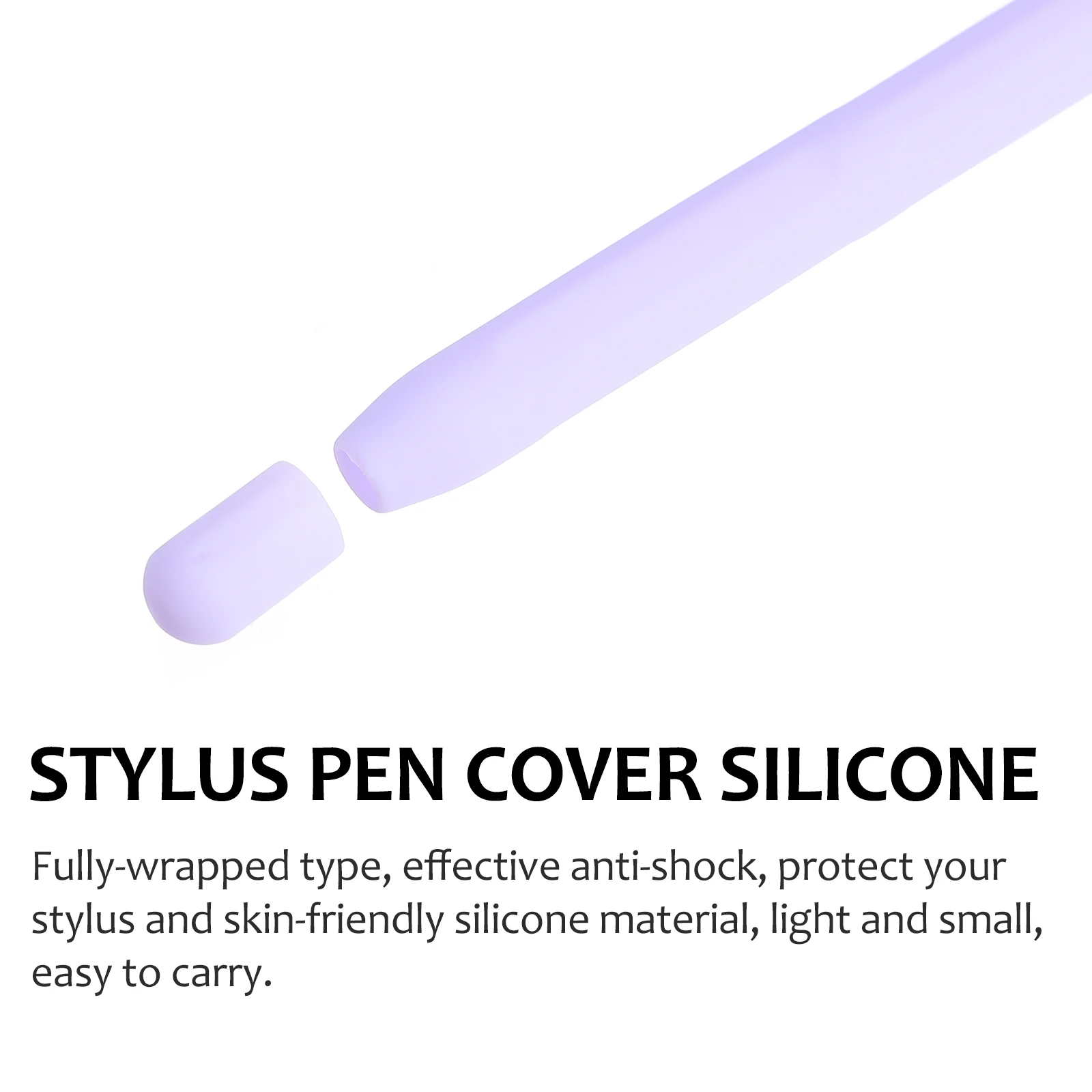 

Stylus Pen Protective Cover Silicone Sleeve for Pencil -Color Contrast Anti-Shock Fully Wrapped Magnetic Compatible