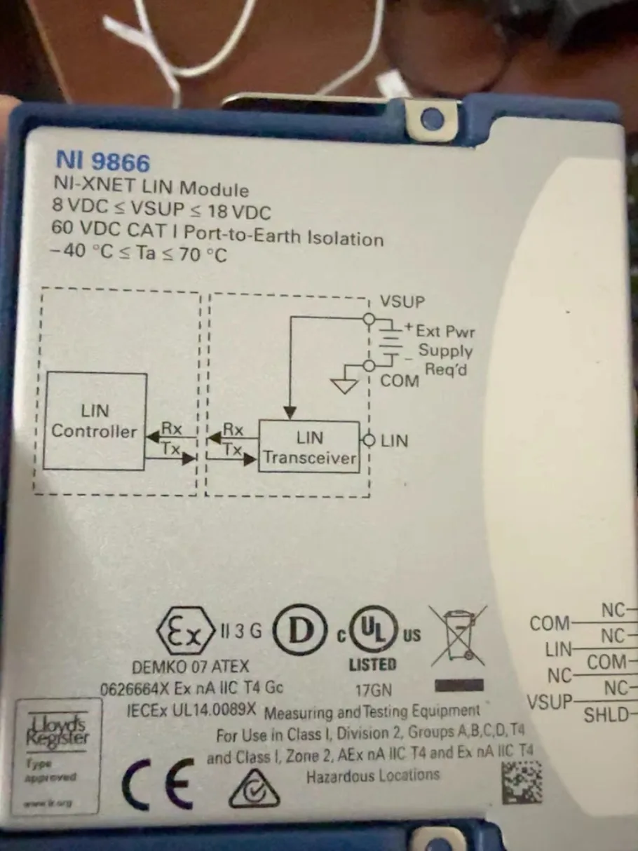 1pcs NI 9866 cDAQ XNET LIN Interface Module new in box#xhd