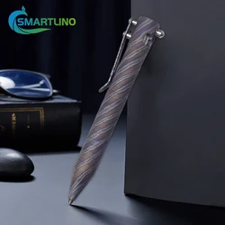 Creative Bolt Action Tactical Pen Titanium Alloy Business Signature Ballpoint Pen Emergency Glass Breaker Survival Supplies