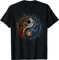 Chinese Kung Fu Tai Chi Clothes  Men Clothing  Graphic T Shirts  Streetwear Yinyang Yoga Zen Yin Yang Meditation T-Shirt