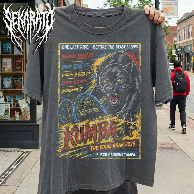 Kumba the Final Roar 2026 Graphic T-shirt Trendy Men Women's 90s Cotton Aesthetic Streetwear Casual Tee Summer Harajuku Y2K Tops