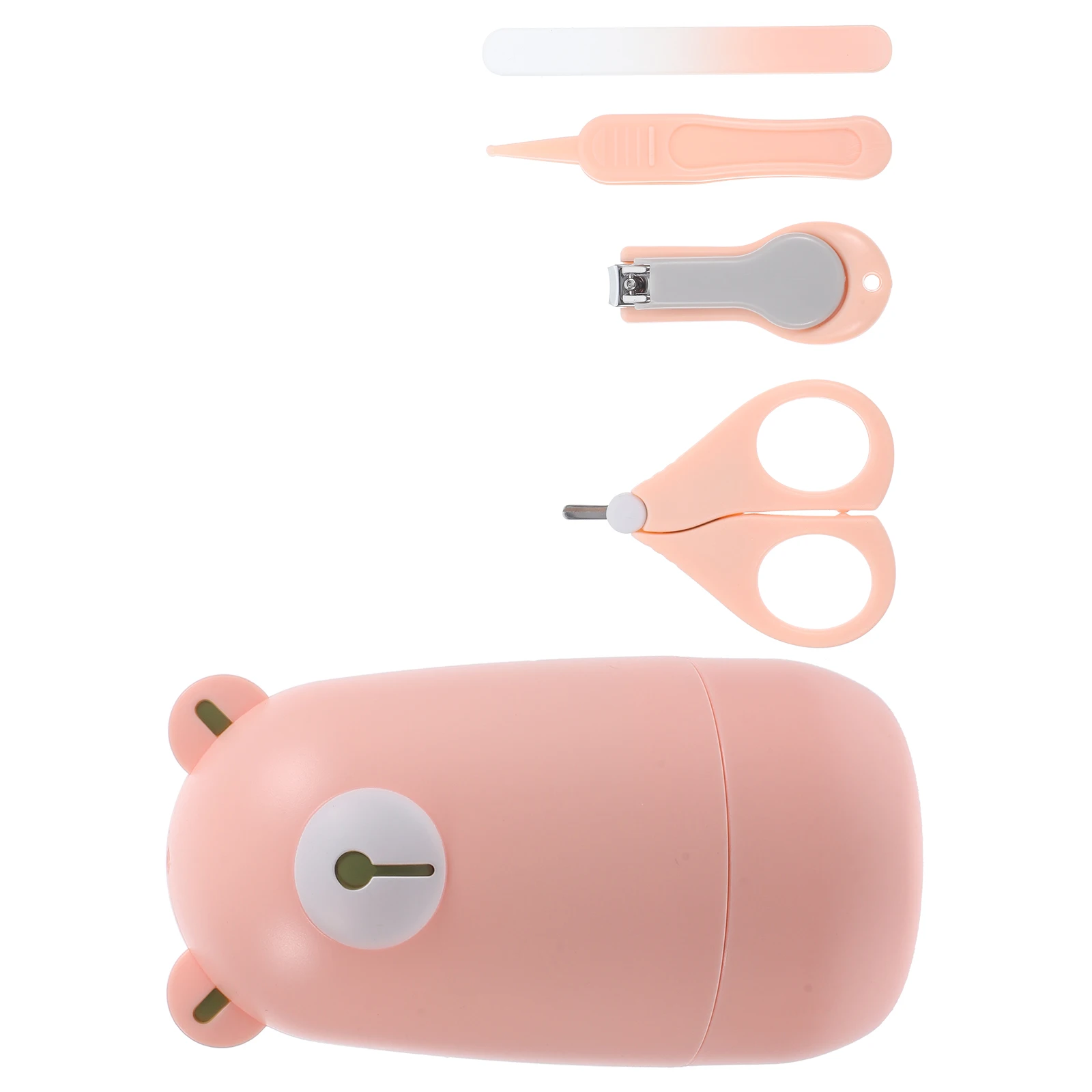 

1 комплект, набор детских кусачек для ногтей, инструменты для маникюра и педикюра, противоскользящий, нержавеющий, набор для ухода за младенцами, набор детских кусачек для ногтей