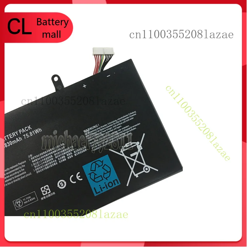 بطارية GNS-I60 أصلية جديدة 75.81Wh لسلسلة جيجابايت P35N P35W P35X P37K P57X #3