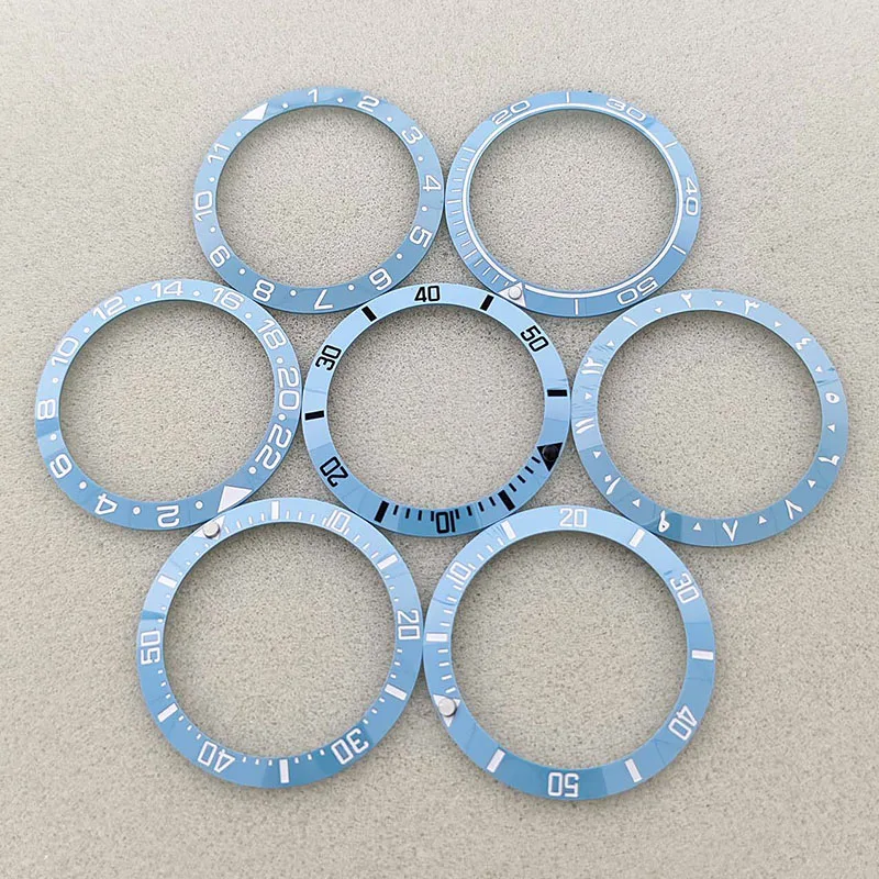 Ceramic Ring Watch Accessories 38mm Diameter 30.7mm Ro-lex Water Ghost Diameter Ice Lake Blue Outer Ring Multi Color Selection