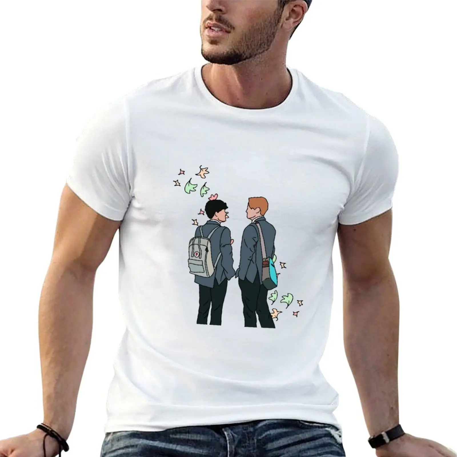 

Charlie & Nick T-Shirt mens graphic t shirts man t shirt cotton T-Shirt