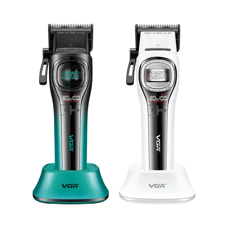 vgr-v-888c-professional-electric-hair-clipper-for-men-8000-rpm-high-end-trimmer-with-base-high-performance-haircut-tool