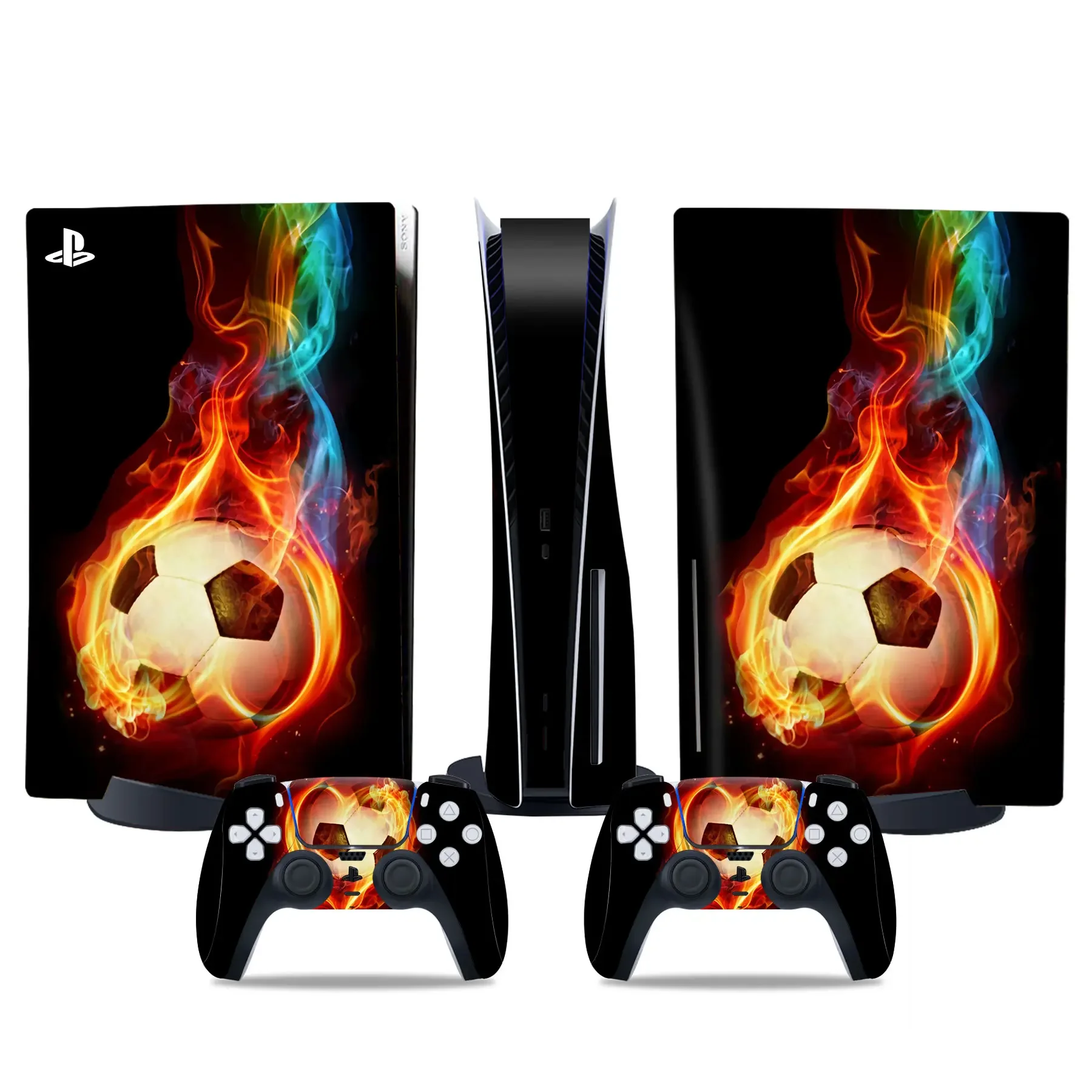 football GAME Anime Customized PS5 Disc Vinyl Skins Stickers For PS5 disc Controller Console skin stickers