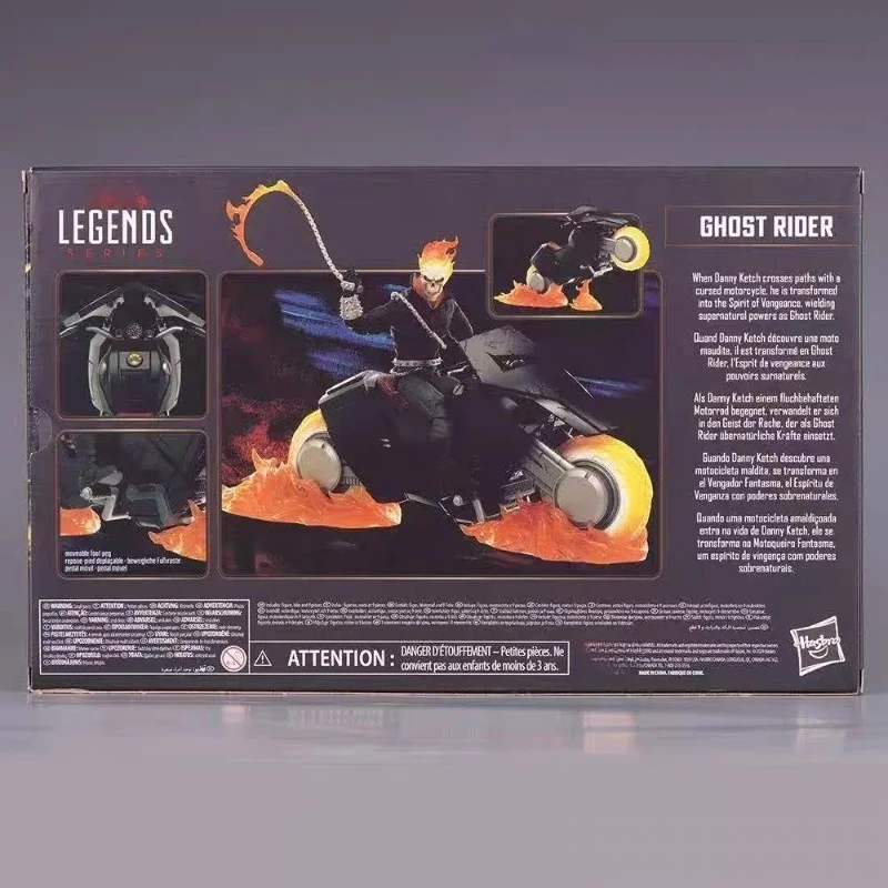 Anniversary Superhero Ghost Rider Hell Cycle Articulated 17cm Ko 85th Action Figure Set Marvel Legends Collectors Edition Gifts view 6