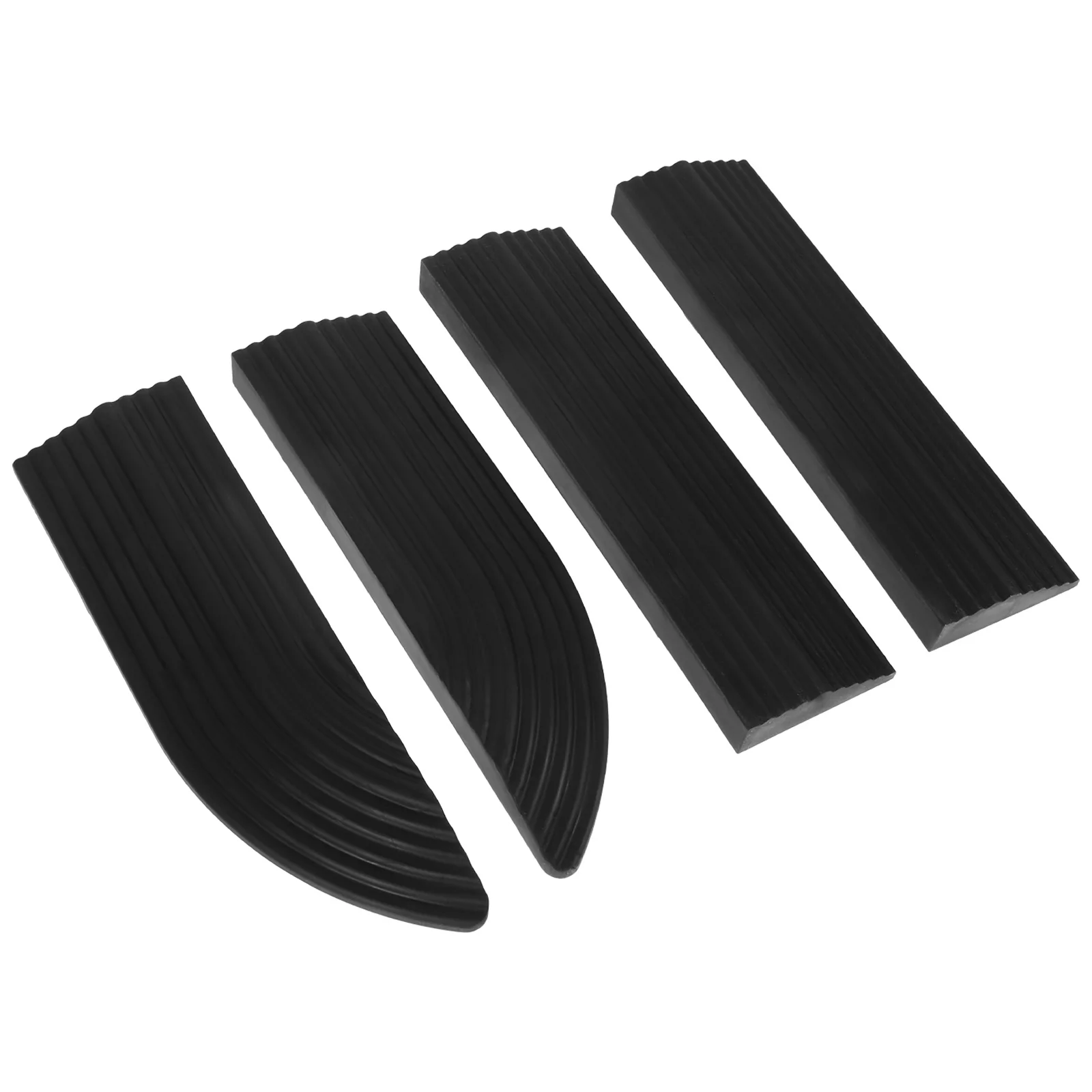 

1Set Rubber Sweeping Robot Ramp Pad Lightweight Non-Slip Threshold Riser for Home Hotel Office Doorway Step Transition Mat