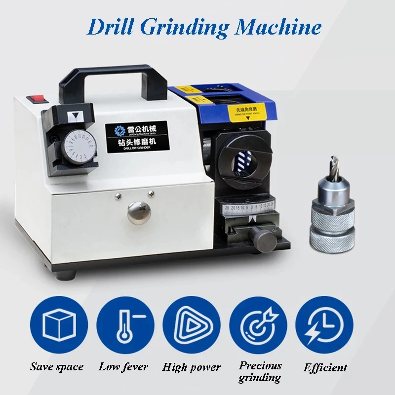 

TD13-B Grinding Machine Drill Bit Sharpener Standard Equipped Diamond Wheel Grinding HSS High Speed Steel Drill