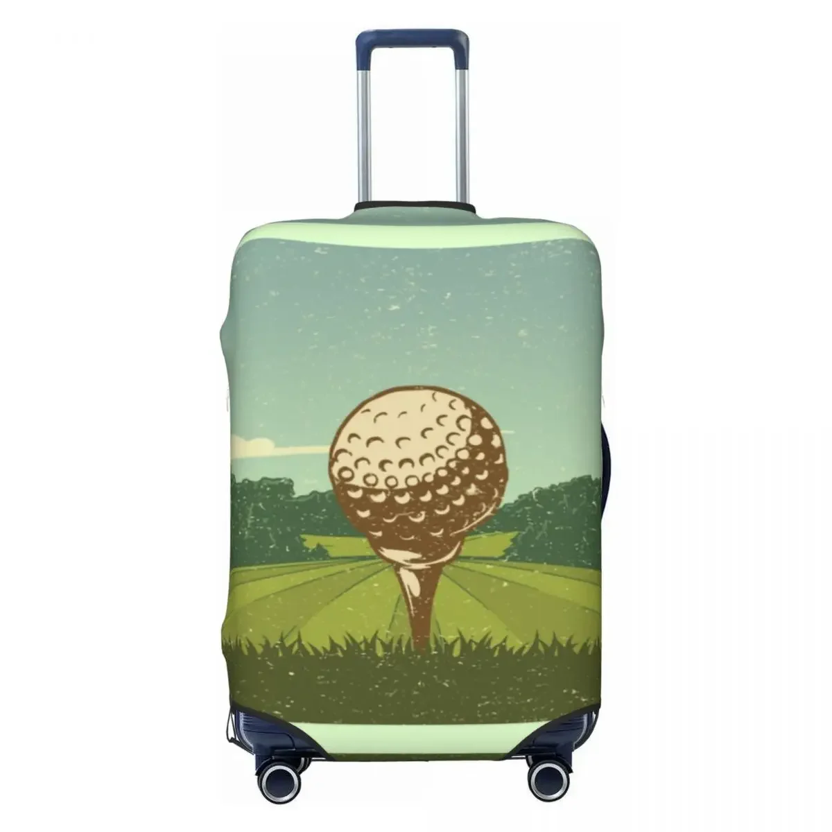 

Custom Cute Golf Sport Luggage Cover Protector Cute Golfer Golfing Travel Suitcase Protective Cover for 18-32 Inch