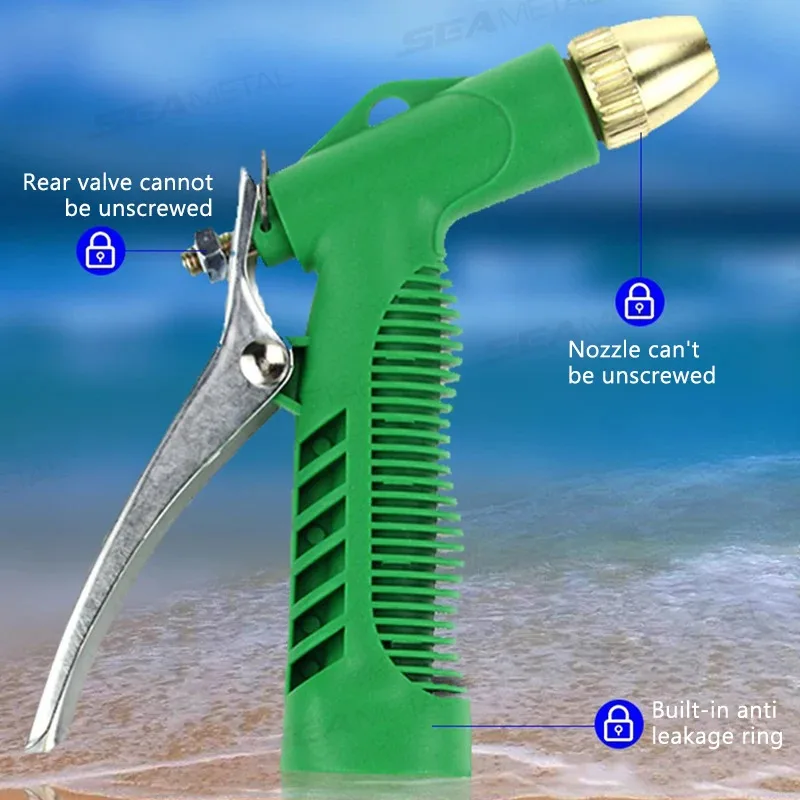 High Pressure Car Washing Water Gun 3-Model Adjustable Nozzle Washer Gun Foam Sprayer for Car Cleaning Household Garden