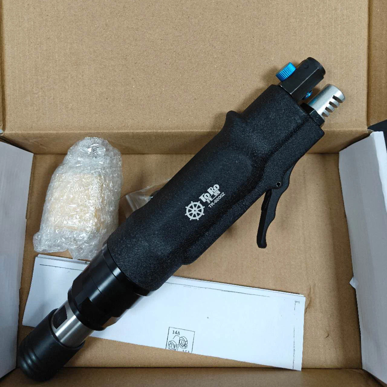 In Stock Straight Pneumatic Tapping Machine Handheld Air Screw Holes Maker Thread Tap Drilling Machine For Threading Common Iron
