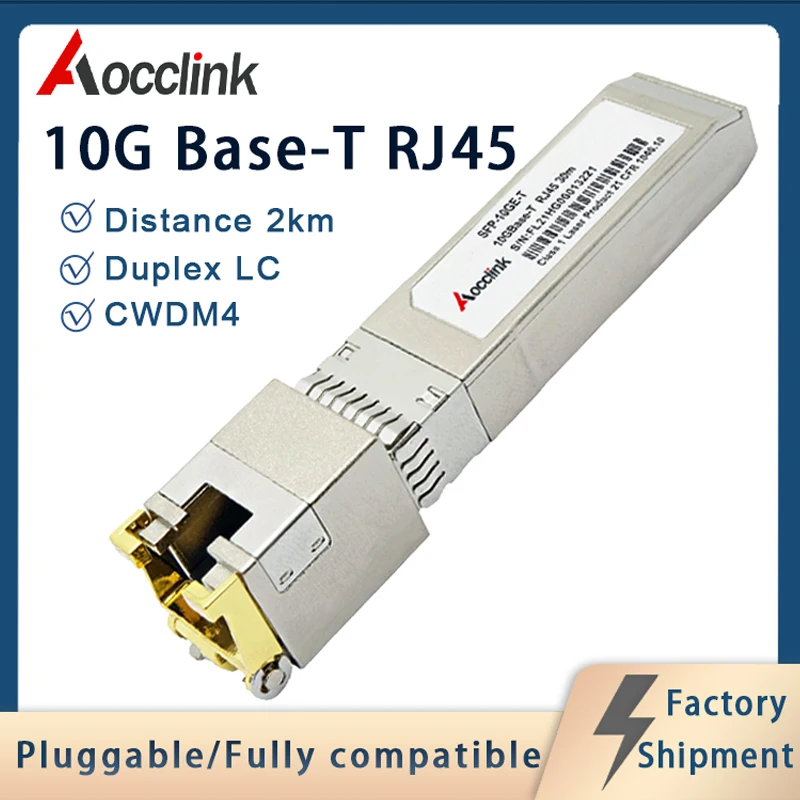 

sfp 10gb rj45 30M,Cisco Mikrotik-Optic Transceiver Module, Compatible with Copper Port, for tp-link POE Ethernet Switches