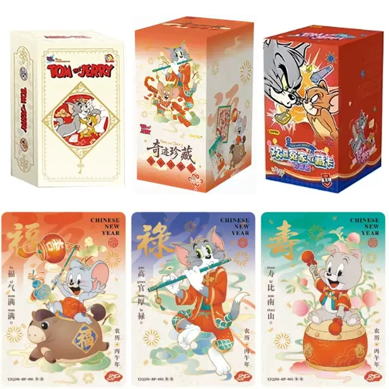 

Оригинальные коллекционные карточки KAYOU Том и Джерри: Miracle Collection Years Overture Cards, классические мультяшные сувениры, подарки для детей на Новый год и праздники