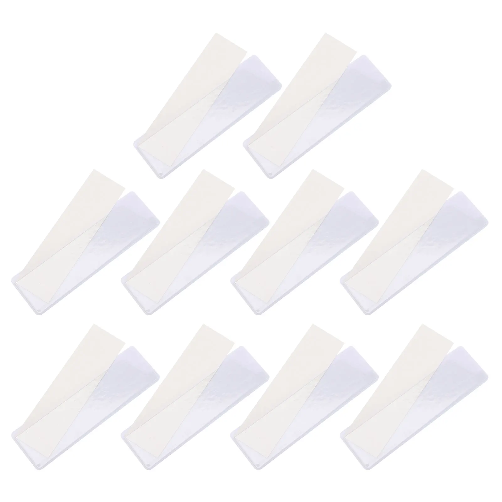 

10pcs PVC Label Card Sleeves 100x30mm Clear Magnetic Holders Waterproof Tag Organizer for Desk Shelf Storage