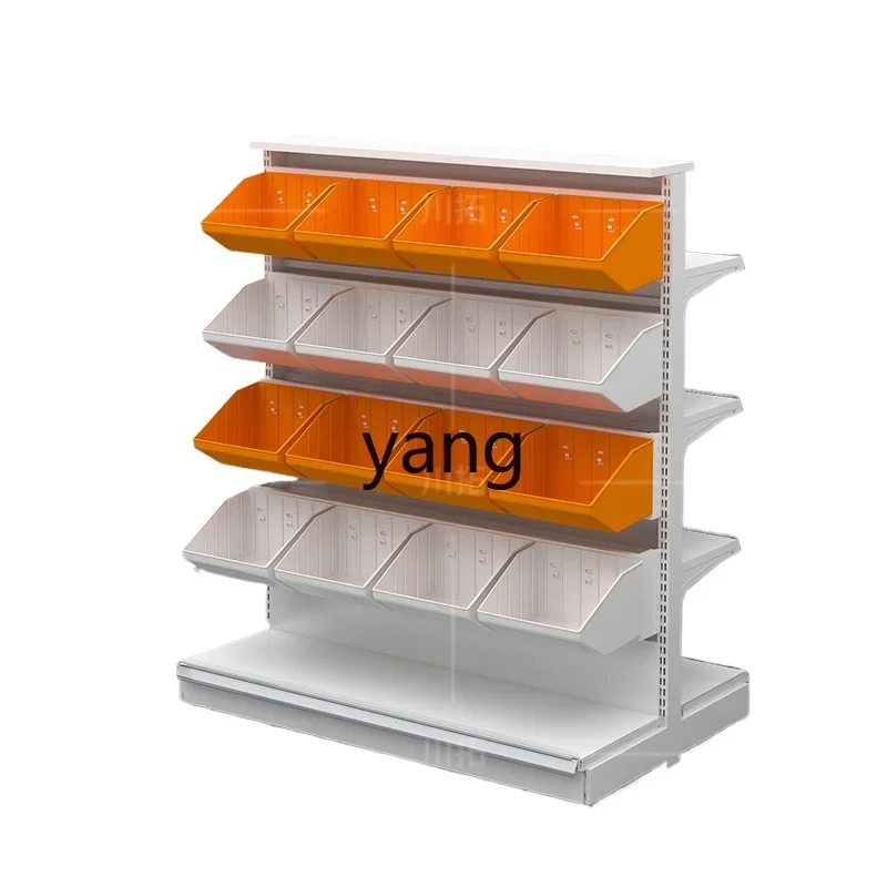 Lmm supermarket convenience store commissary loose food display rack multi-layer Nakajima shelf