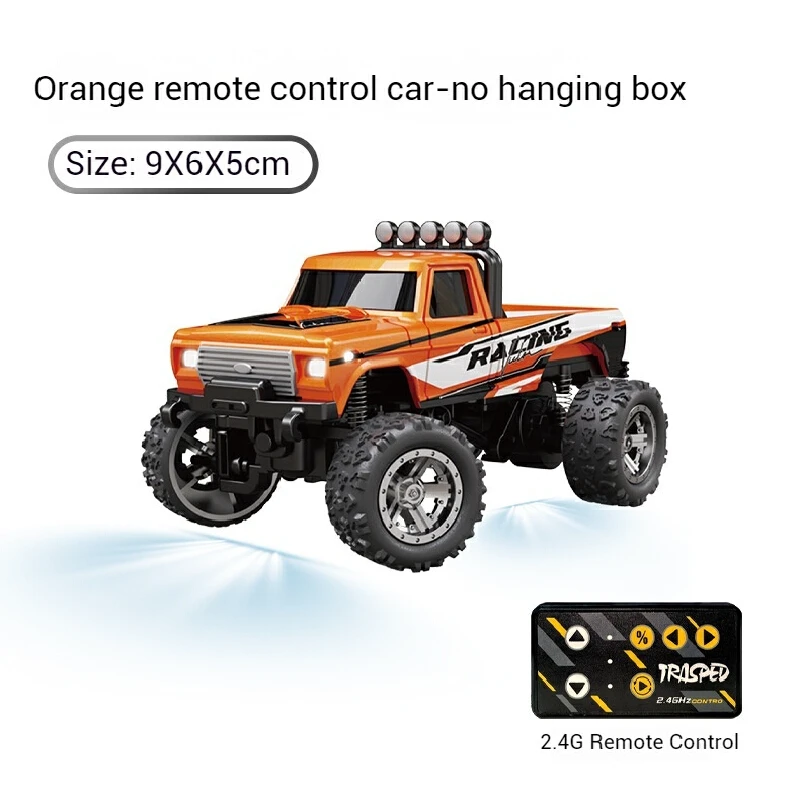 Nieuwe Off Road Hobby 1:64 Speed Mini Off-Road Klimmen Auto Afstandsbediening Auto Legering Koel Licht Schokdemper Kinderen speelgoed