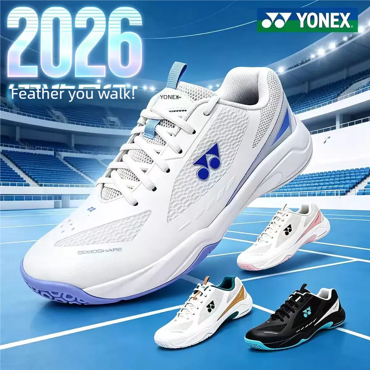 

Yonex Yonex Yy Badminton Shoes Shb630Cr Men's and Women's Anti-Slip Shock-Absorbing Sports Competition Shoes