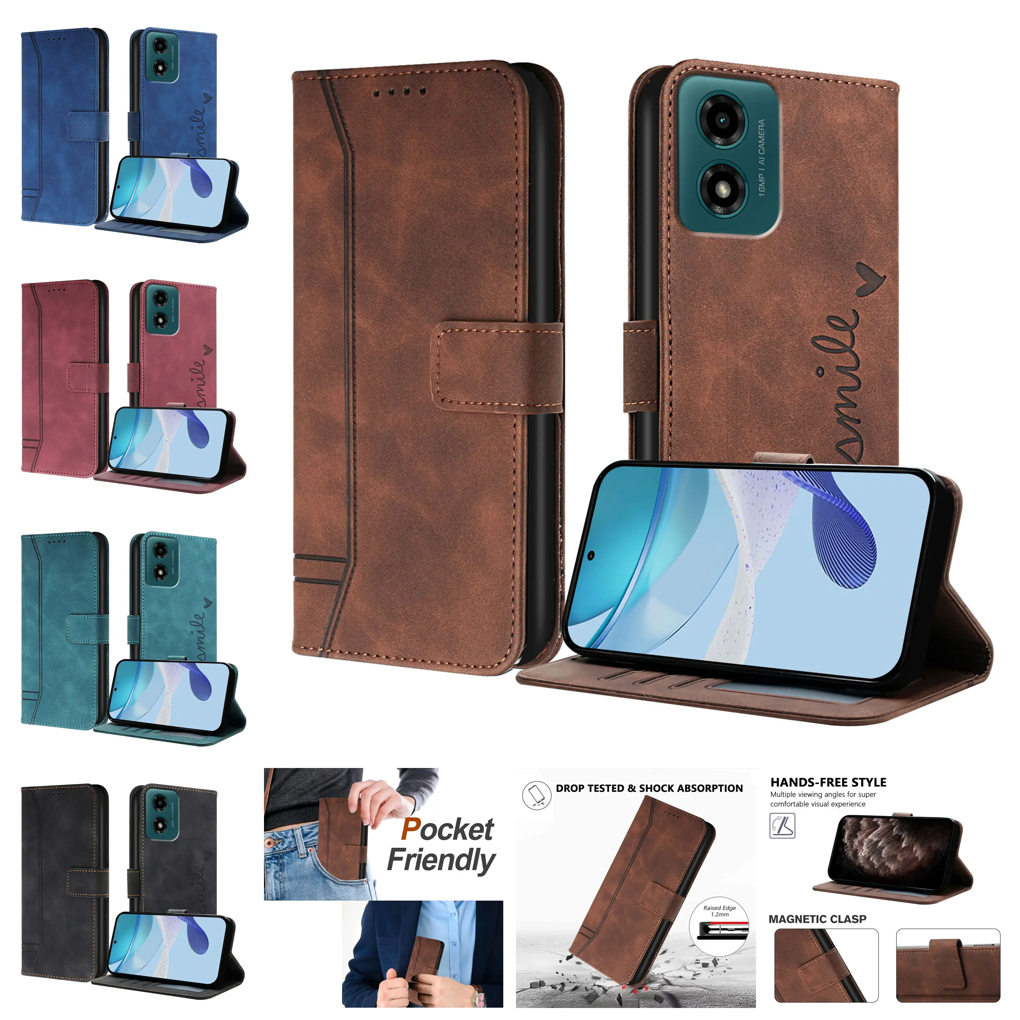 Magnetic Leather Wa…