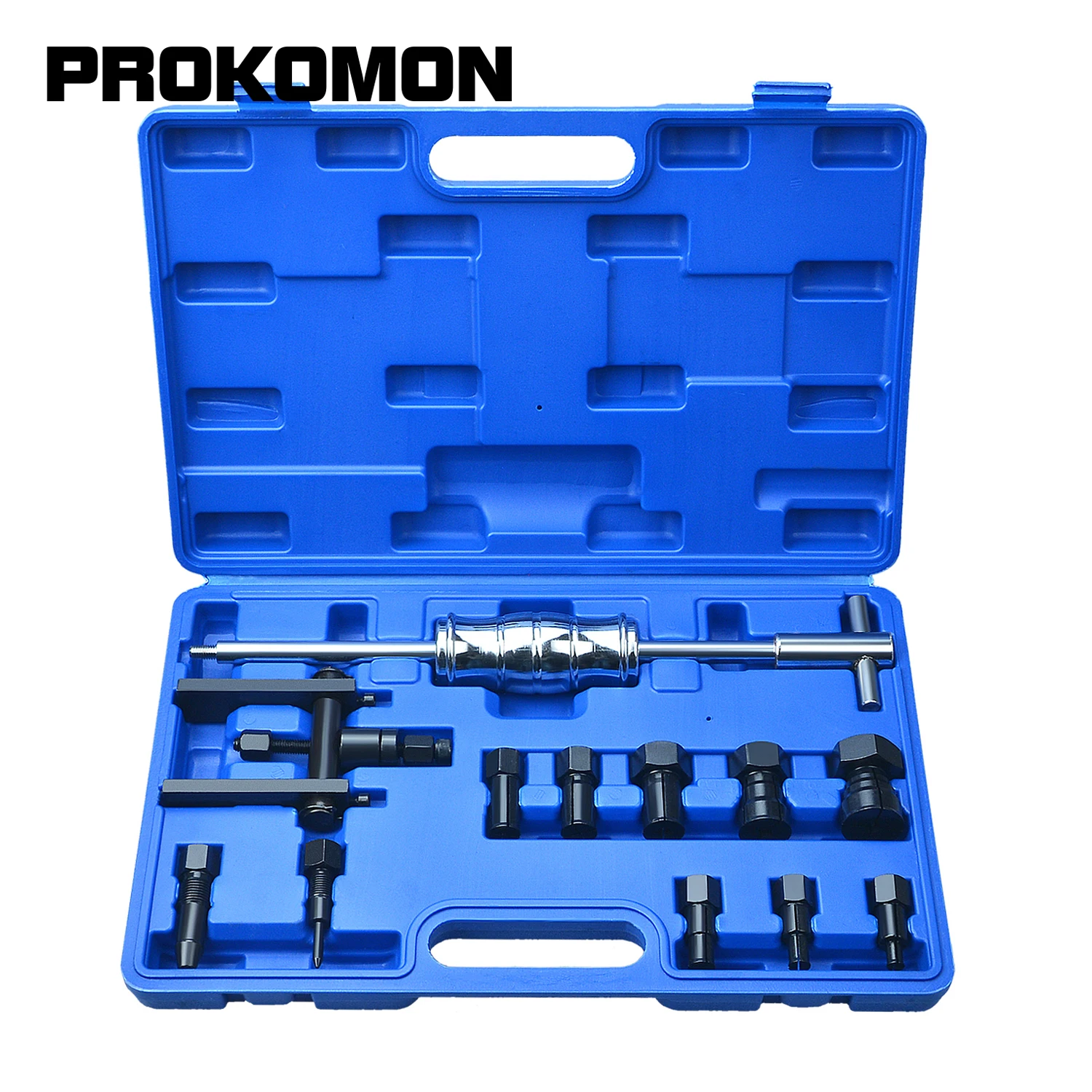 Motorcycle Blind Inner Bearing Puller Tool Kit Slide Hammer Pilot Insert Internal Bearings Removal Extractor Tools Set 8-25MM