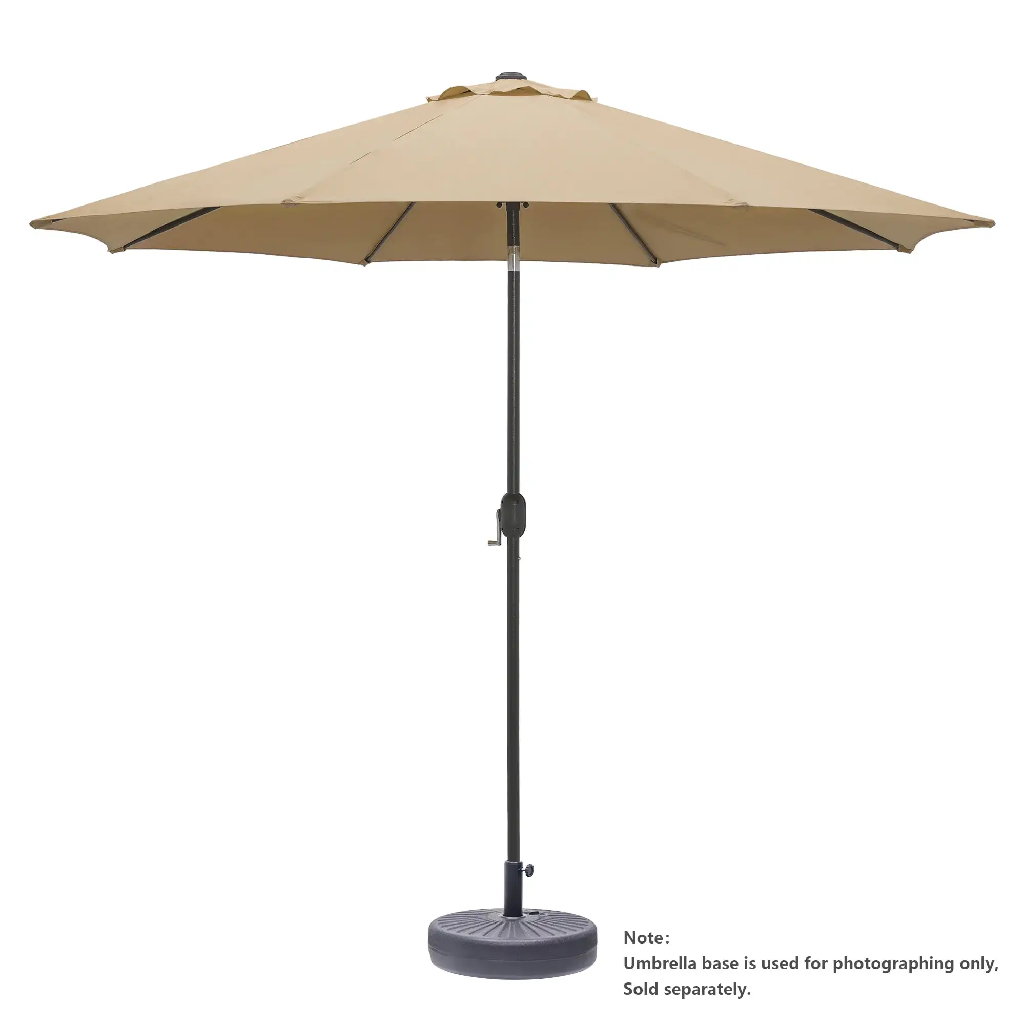 10ft Outdoor Patio Umbrella with Crank and Tilt - Tan