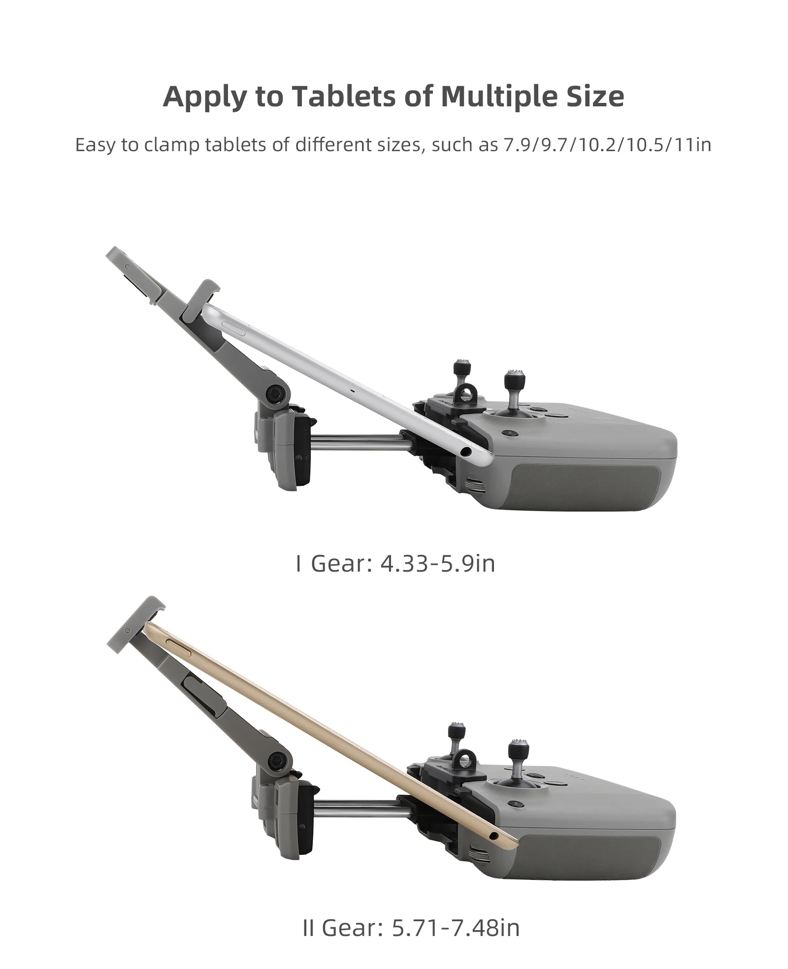 Foldable Disassembly-free Bracket for Mini 4 3 Pro/Mini 2/4K RC N2 N1 Tablet Control Holder for DJI Mavic 3/Air 2/2S Accessories