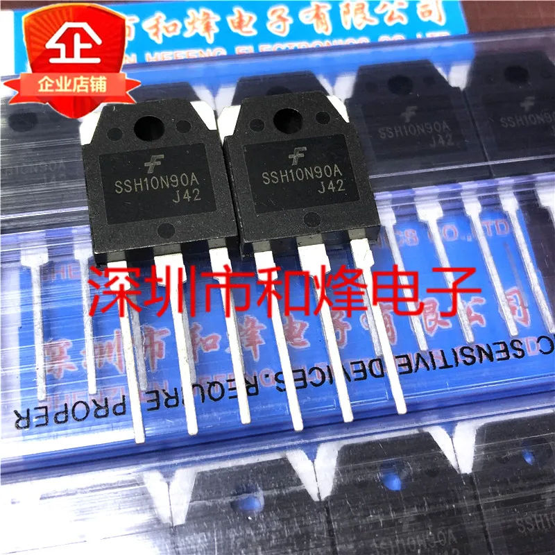 Free shipping  SSH10N90A  TO-3P MOS 900V 10A     10PCS