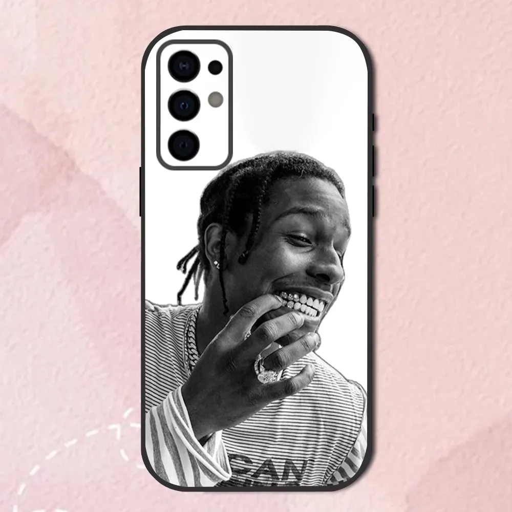 Rapper ASAP Rocky Phone Case For Samsung S24,S21,S22,S23,S30,Ultra,S20,Plus,Fe,Lite,Note,10,9,5G Black Soft Shell