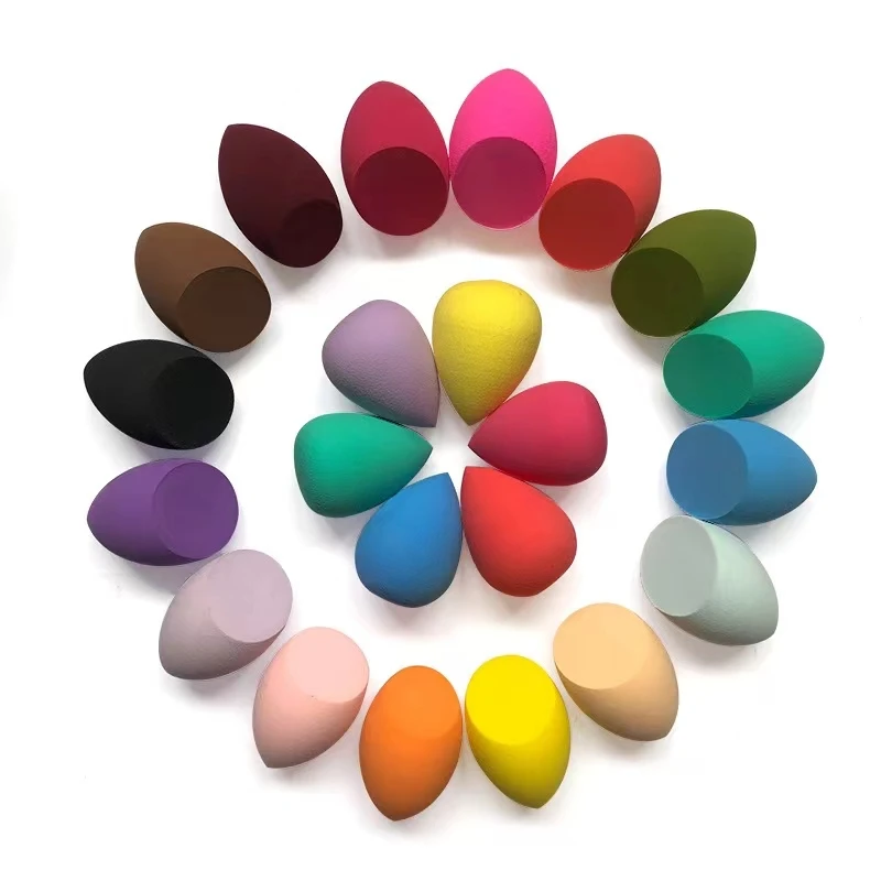 100 Stuks Poeder Puff Gezicht Driehoek Make-Up Tool Poeder Zachte Cosmetische Puff Make-Up Foundation Spons Schoonheidstool