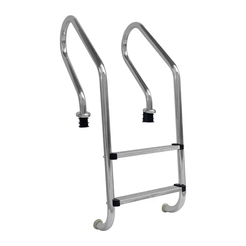 Easy Pool Step with Outside Ladder Stainless Steel Swimming Pool Accessories Anti-skid Ladderpromote sales