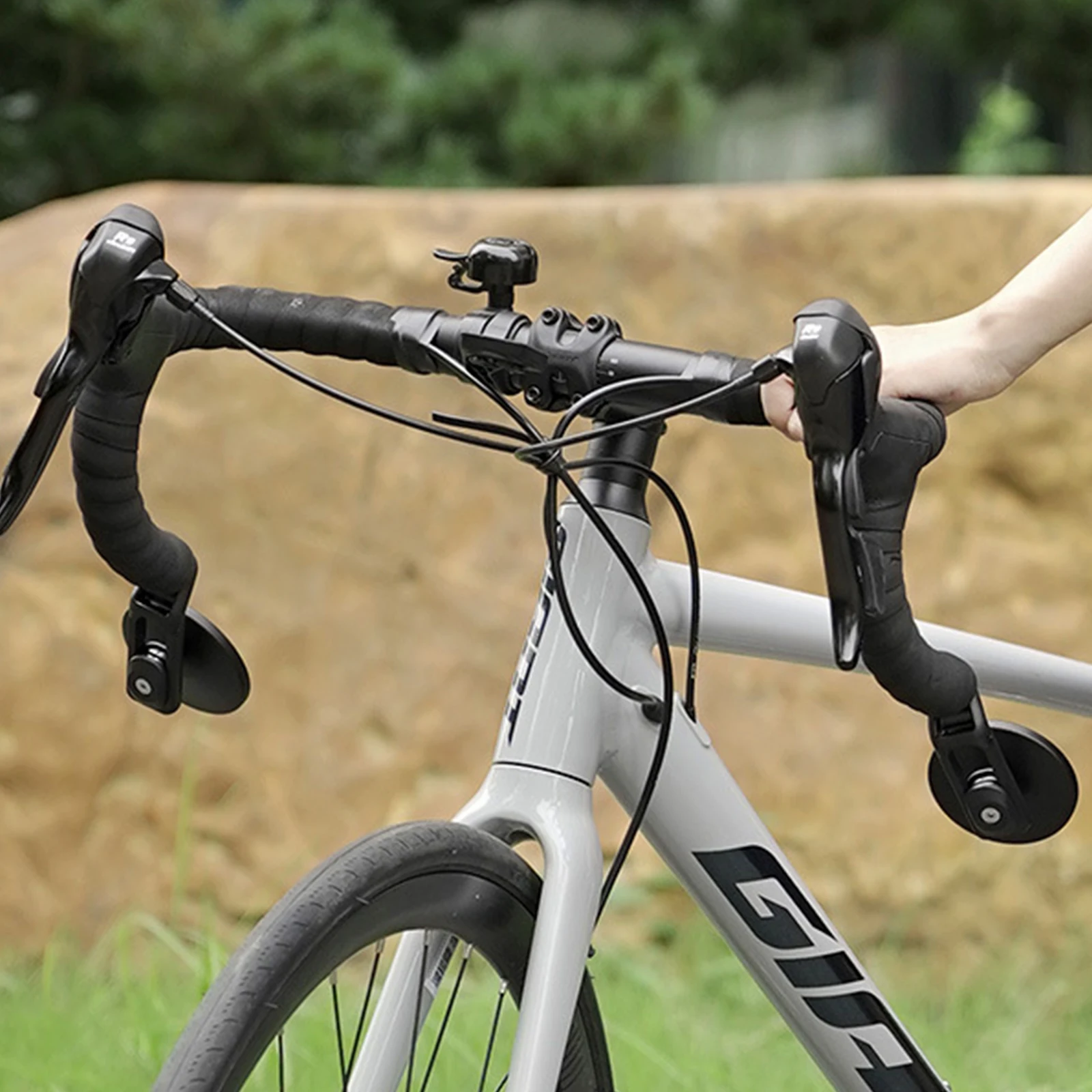 Kép 3: 360° Alkalmazkodó m Célgömb dugasz rearview Tükör rotatable Bicikli rearview Tükör Célgömb Abszolvál Hajtóka számára közúti bikes mtb