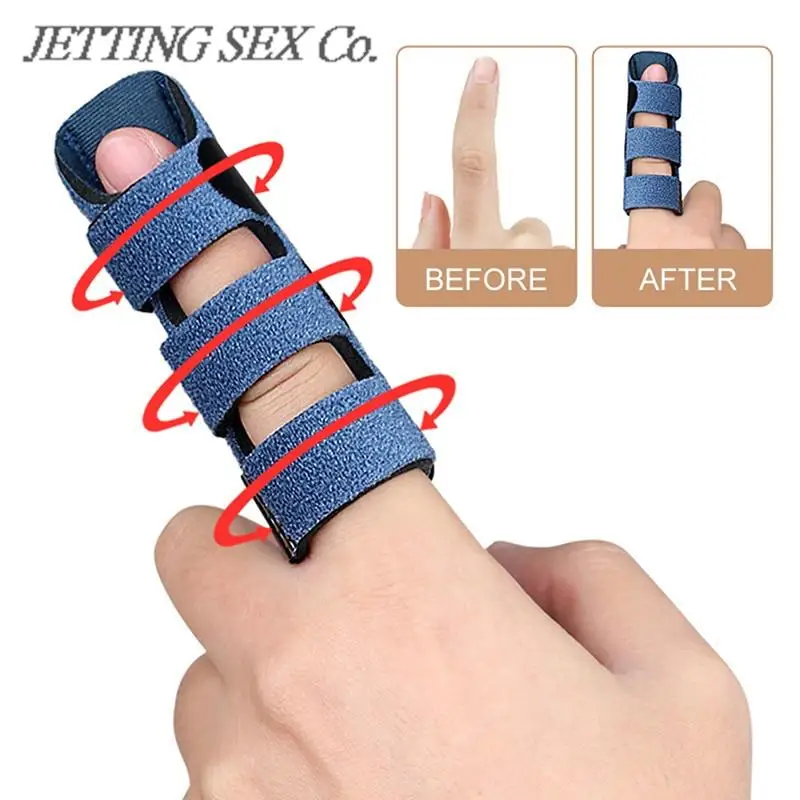 Pain Relief Trigger Finger Fixing Splint Straighten Brace Adjustable Sprain Dislocation Fracture Finger Splint Corrector Support