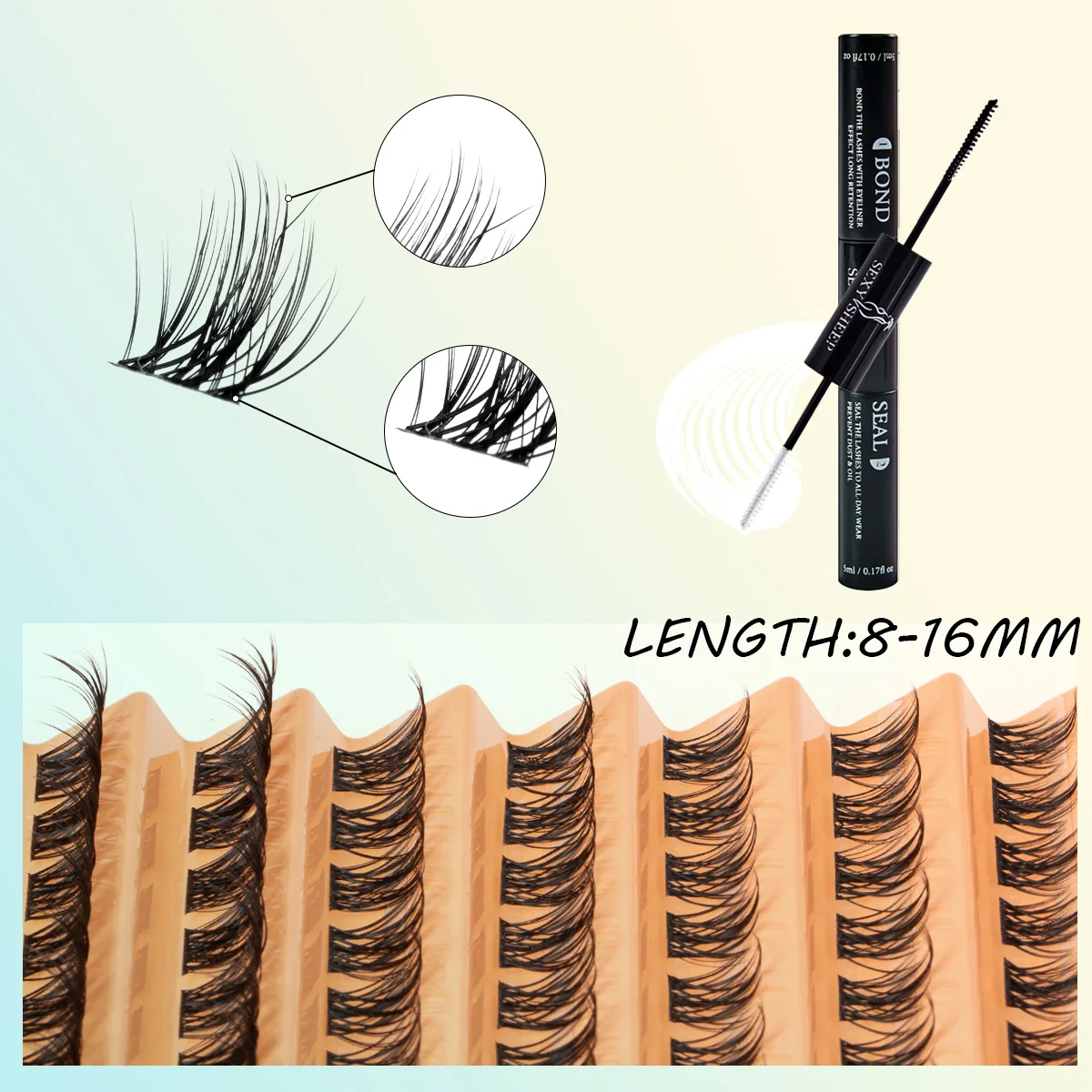 لتقوم بها بنفسك لاش تمديد عدة 110 قطعة مجموعات الرموش مجموعة الرموش الفردية مع لاش السندات وختم ملاقط لاش