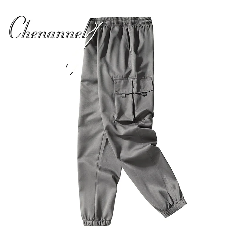 

Men's American Street Retro Tapered Pants, Spring Autumn Workwear Casual Sport Trousers