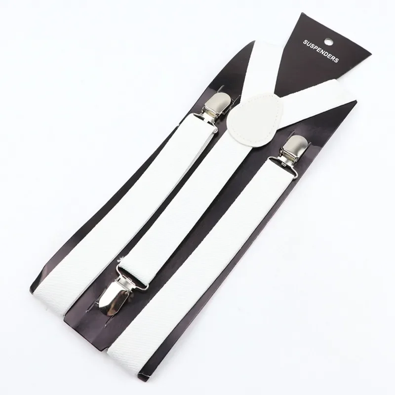 Herren-Hosenträger, strapazierfähig, hochelastisch, verstellbar, mit 3 starken Clips, ideal für Hochzeiten – Detail 2