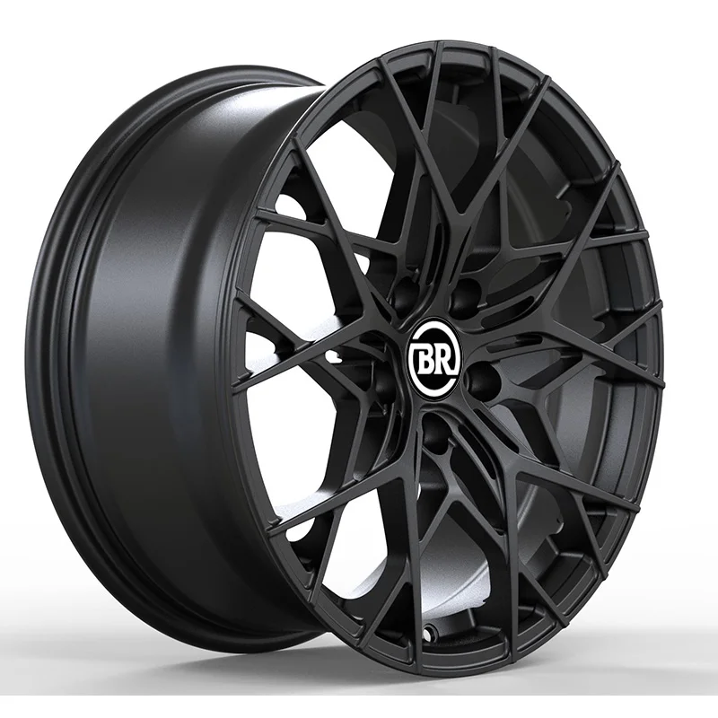 Customized 19-22 Inch Forged Aluminum Alloy Racing Car Wheels 5x114.3 Multi-Spoke 3D Design Fit For Mercedes C-Class For Audi