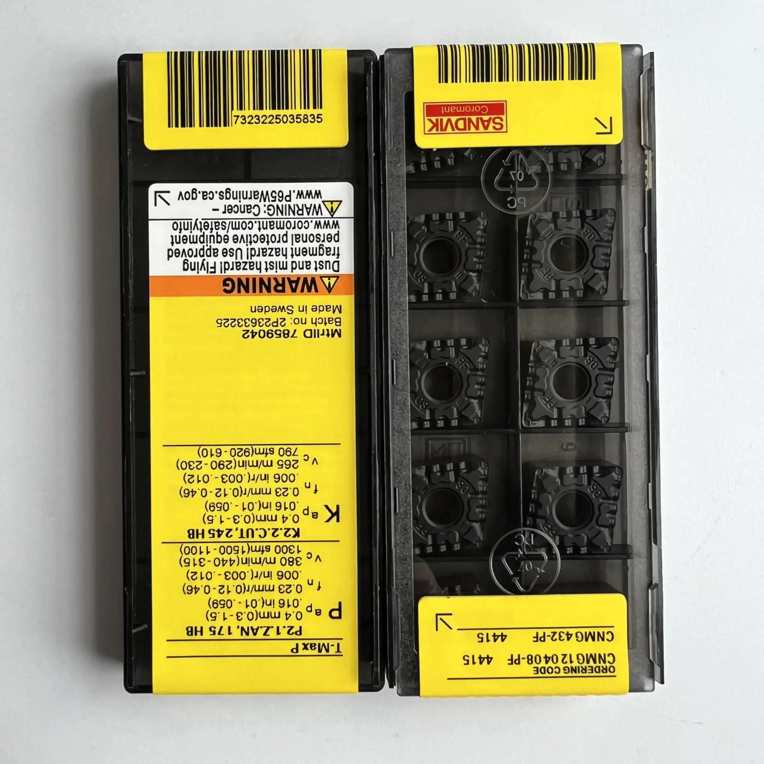 

CNMG120408-PF 4415 /Alloy blade 10 PCS