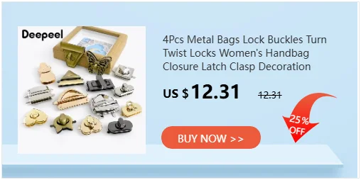2Pcs Metal Bag Lock Buckles Turn Twist Locks for Women's Handbag Shoulder Bags Closure Latch Clasp DIY Hardware Accessories