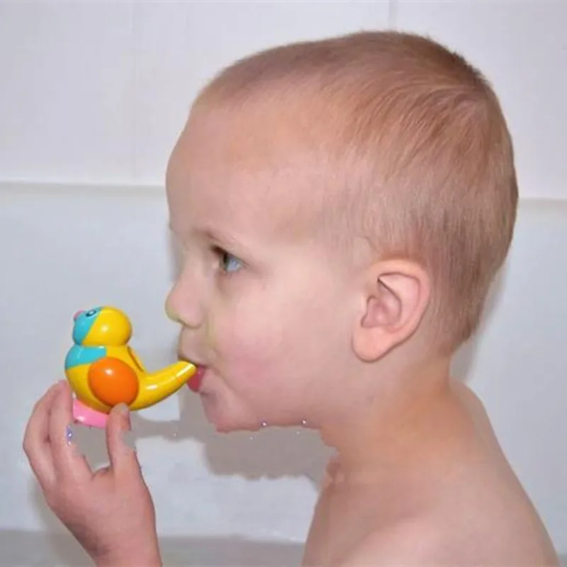 1pc 2-in-1 Normal Children Whistle and Water Whistle Baby Bath Toys Colorful Bird Hot Selling Gift Toddler